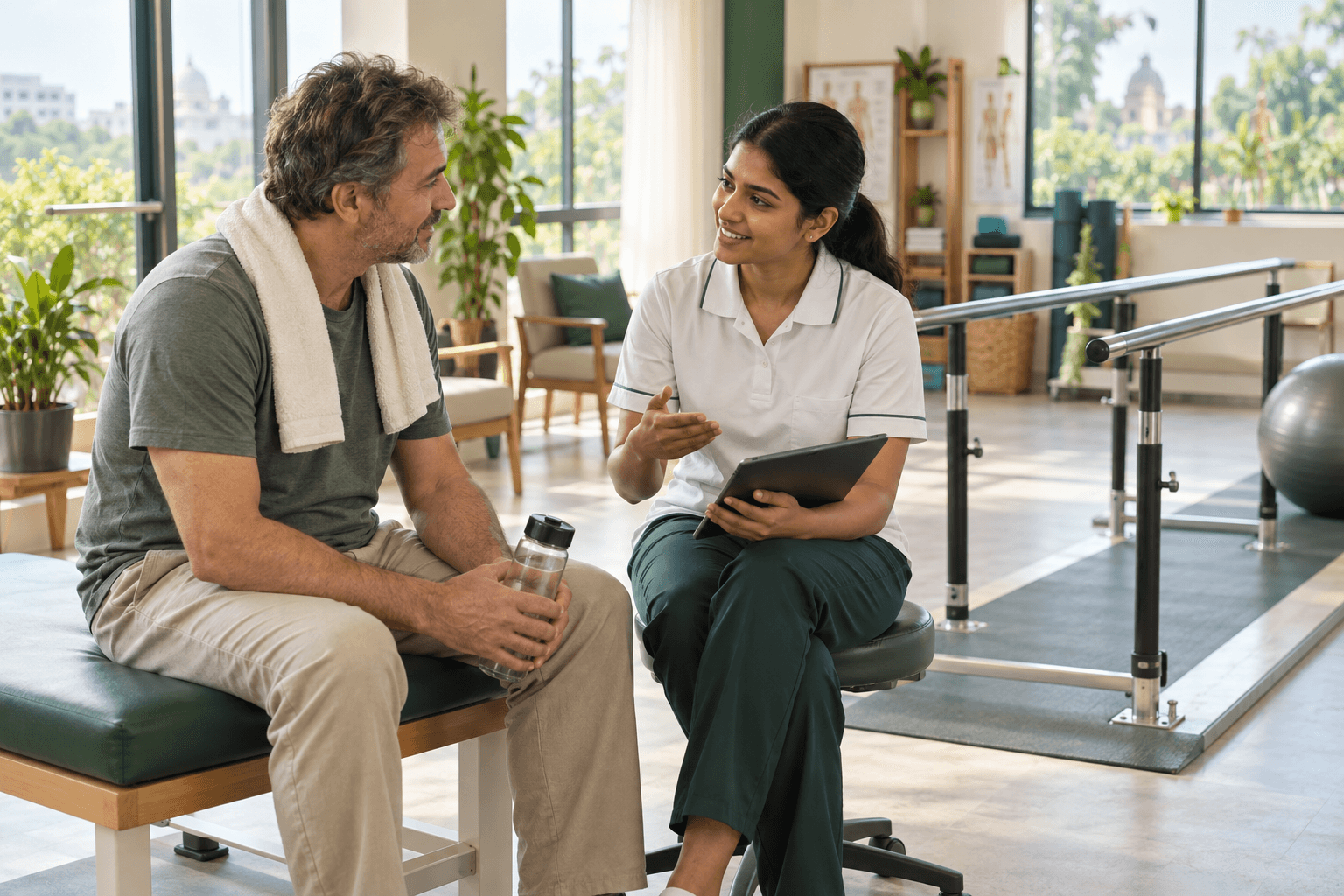 Illustrative supportive care conversation